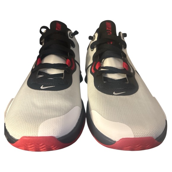 Nike Renew Elevate 3 Mens Sz 9.5 White Red Basketball Sneakers Shoes DD9304-100 - Picture 3 of 5